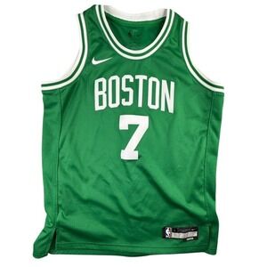 Nike Boston Celtics Jaylen Brown #7 Icon Edition Swingman Jersey Large Green